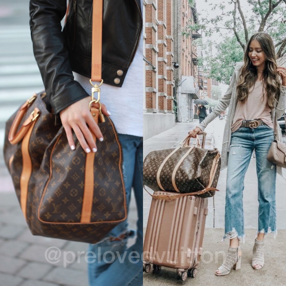 ✨KEEPALL BANDO 50✨ Authentic Louis Vuitton Travel!